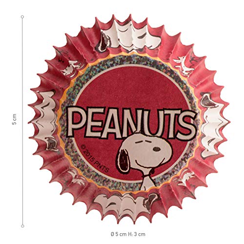 dekora Snoopy 339243 Pack of 50 Cupcake Cases Paper 5 X 5 X 3 Cm Brown - Image 3
