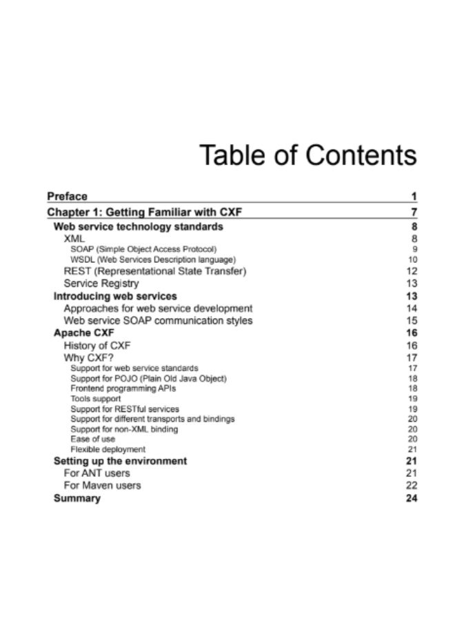 Apache CXF Web Service Development is a practical and simplified guide for developers who want to create and deploy SOAP and RESTful web services using the Apache CXF framework. - Image 2