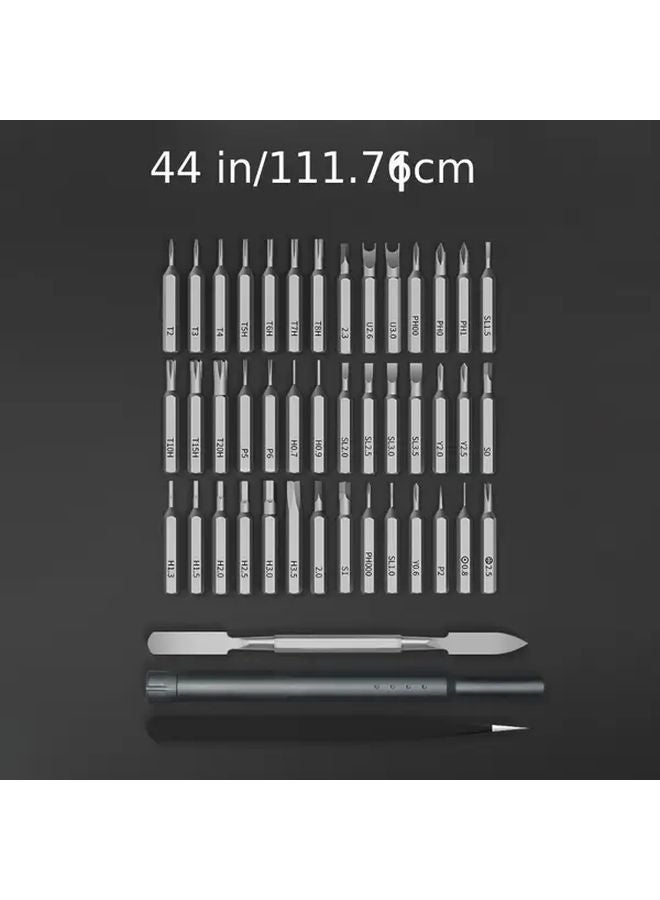 44 في 1 مجموعة أدوات إصلاح مغناطيسية متينة محمولة معدنية دقيقة لأعمال DIY المهنية - Image 3