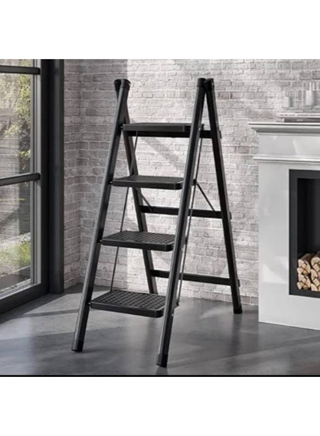 Professional 4-Step Heavy-Duty Metal Ladder – Robust Steel Design for Safety, Stability, and High Weight Capacity Z (4 Steps) - Image 2