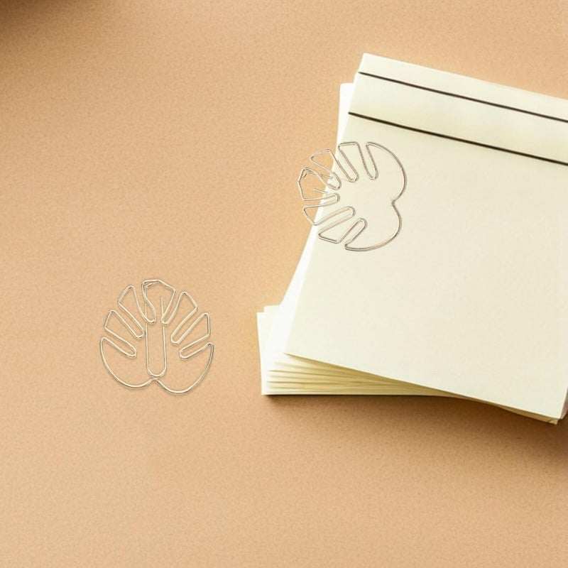 Repeated detach compatible build 50pcs Gold Monstera Leaf Paper Clips Small Metal Bookmark Paperfastener Pins for Office School Filing and Planner Organization Heavy load resistant Cross-material combo compatible Storage & transit friendly Batch uniform stable quality KSA market compliant quality Pre-sale confirmed stock Regulated warehouse storage Multi-use detailed build Different assemble options Diverse operation compatible Quick use-switch compatible build Wide range expanded design User tested optimized build All user friendly build Coast & inland available Oil resistant Flexible use switching Flexible sizing options Storage burden minimized build Suburban residential ship Pre-stock well-packed goods Neat shape Backup reserve local stock Multi usage - Image 5