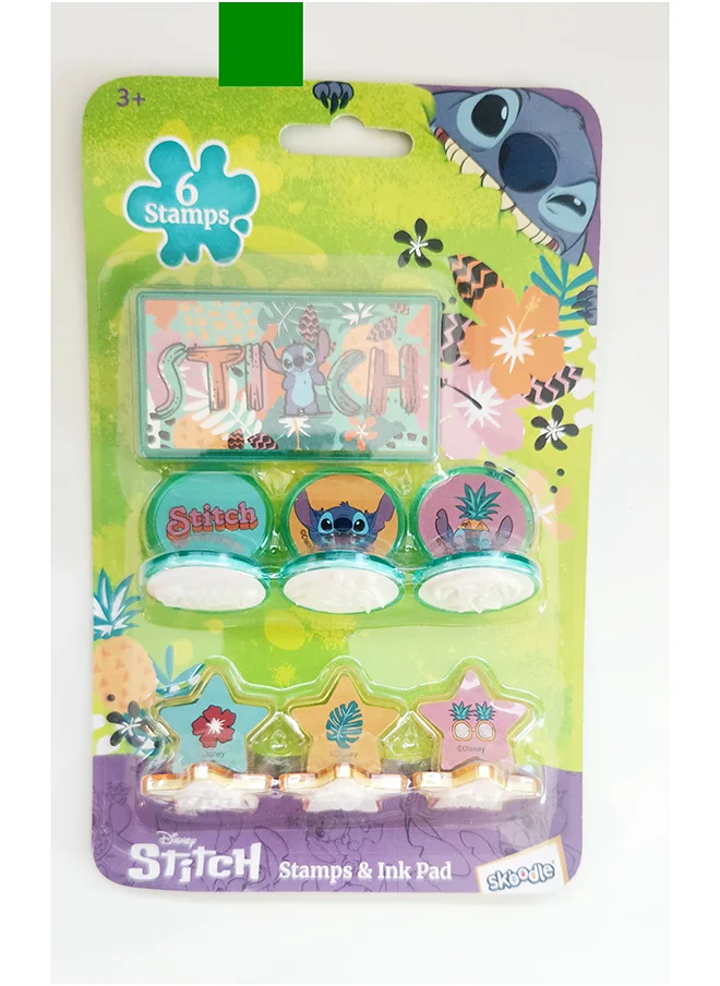Disney Stitch Stamps with Ink Pad