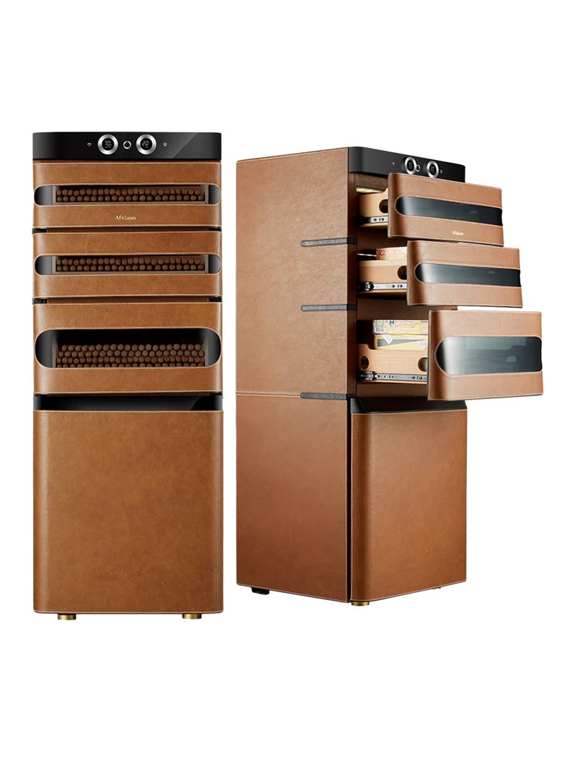 L5 Electronic Cigar Humidor (1200 Count) – Leather Finish
