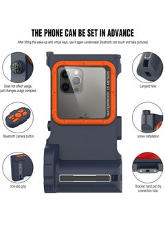 SYOSI Underwater Snorkeling Diving Waterproof Phone Case for iPhone Samsung Galaxy LG Huawei Series Smartphone Below 6.7inch Universal  - Image 3