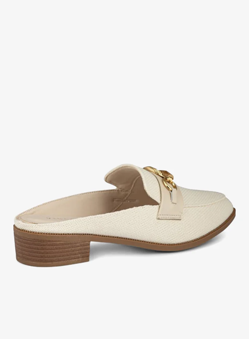 فينتشي مضخات كعب منخفض مستديرة للنساء