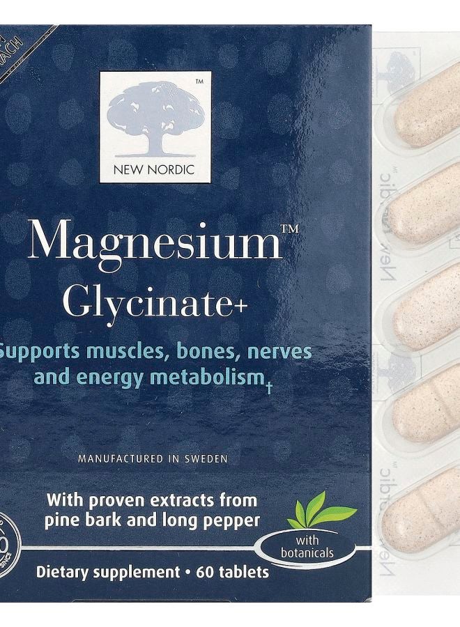 New Nordic Magnesium™ Glycinate+ 60 Tablets