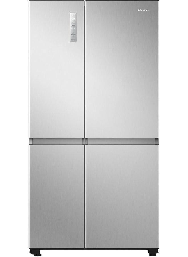 Hisense RS3N668SAI3 869 Liters Side by Side Refrigerator with Wifi Connectivity, Inverter Compressor, No Frost Technology RS3N668SAI3 silver