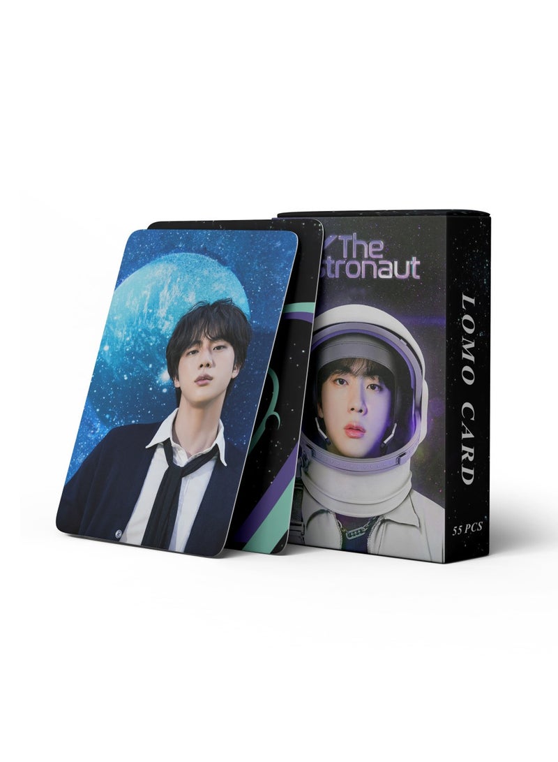 NIBEMINENT 55 Pcs Kpop JIN The Astronaut Lomo Cards Card For Fans Collection Gifts - Image 1