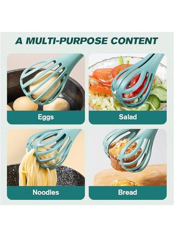Multifunctional Egg Beater, 2 in 1 Food Clip u0026 Egg Whisk Creative Multifunction Egg Beater Handheld Egg Whisk Blender Bread Clip Household Multifunctional Kitchen Tool for Cooking (3 Color, 1pcs) - Image 5