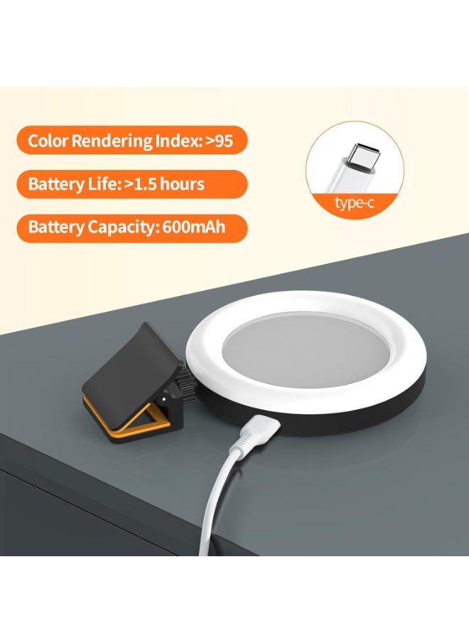 Generic Rechargeable Clip-on Selfie Ring Light – 40 LED Portable Phone Light for Photography, Video, Makeup, CRI >95  - Image 2