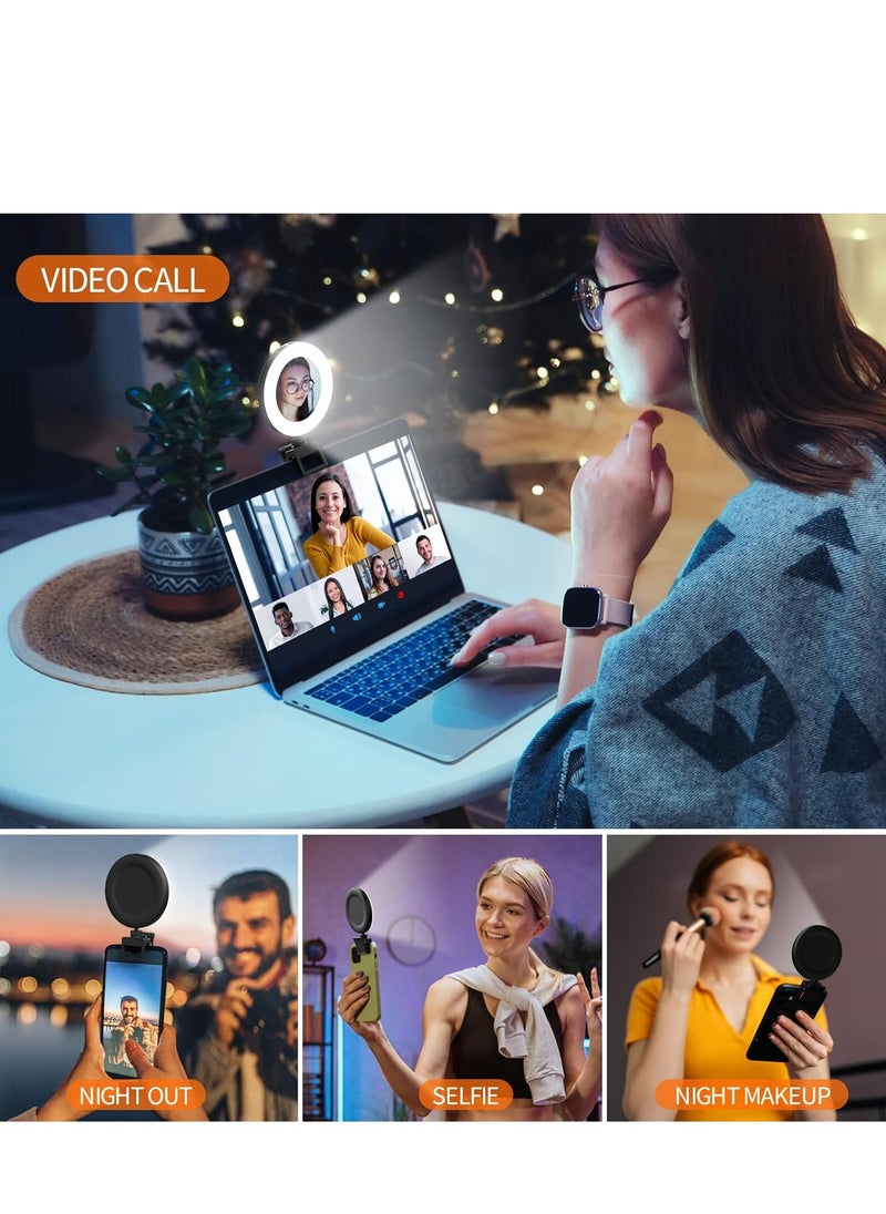 Generic Rechargeable Clip-on Selfie Ring Light – 40 LED Portable Phone Light for Photography, Video, Makeup, CRI >95  - Image 5