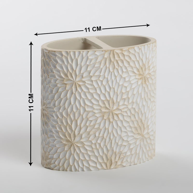 Home Centre Color Refresh Essence Sierra Polyresin Tooth Brush Holder - Image 3