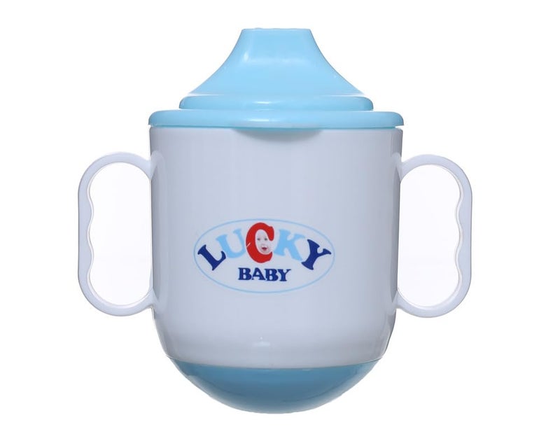 150 Spill Proof Hard Spout Kids Cup, Light Blue DR-A-425 - Image 2