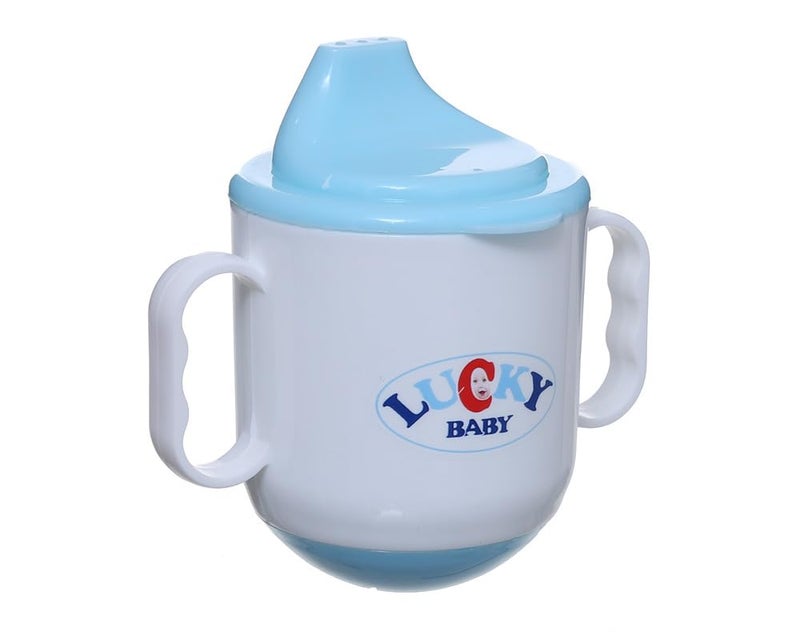 150 Spill Proof Hard Spout Kids Cup, Light Blue DR-A-425 - Image 1