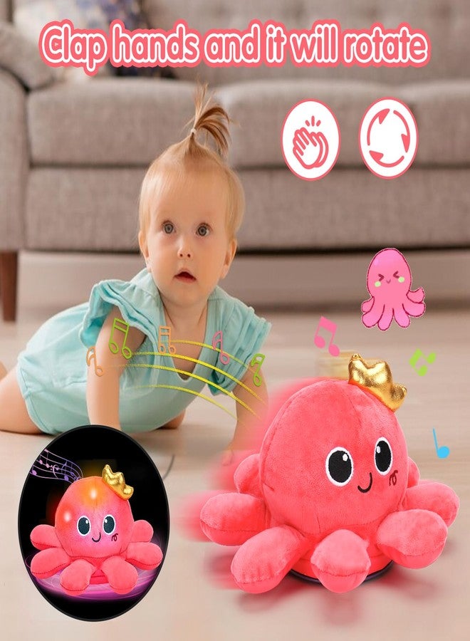Tsomtto Baby Toys 6-12 Months Musical Crawling & Walking Octopus Plush Light up Stuffed Animal Dancing 1 Year Old Girl Gifts Music Sensory Infant Toy 0-6 7 8 9 Months Learning Newborn Baby Girls Birthday Gift - Image 3