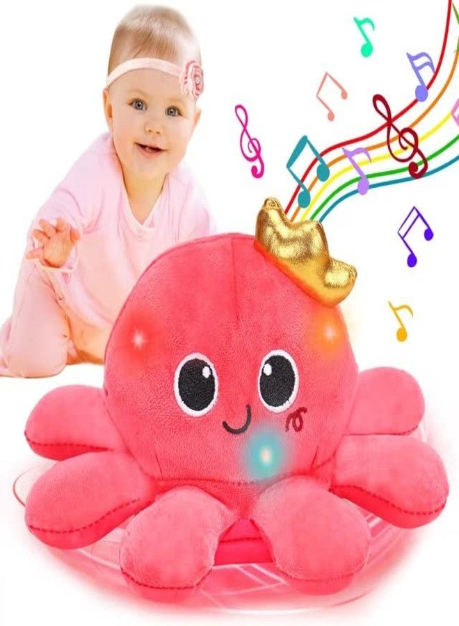 Tsomtto Baby Toys 6-12 Months Musical Crawling & Walking Octopus Plush Light up Stuffed Animal Dancing 1 Year Old Girl Gifts Music Sensory Infant Toy 0-6 7 8 9 Months Learning Newborn Baby Girls Birthday Gift - Image 1