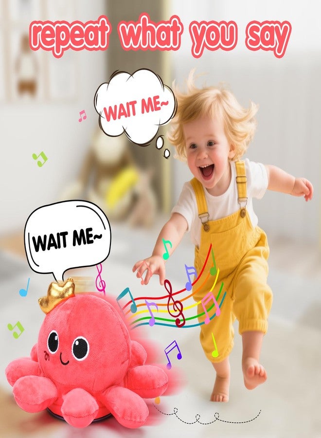 Tsomtto Baby Toys 6-12 Months Musical Crawling & Walking Octopus Plush Light up Stuffed Animal Dancing 1 Year Old Girl Gifts Music Sensory Infant Toy 0-6 7 8 9 Months Learning Newborn Baby Girls Birthday Gift - Image 5