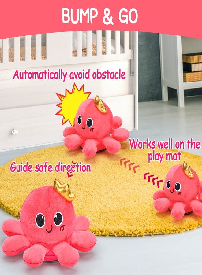 Tsomtto Baby Toys 6-12 Months Musical Crawling & Walking Octopus Plush Light up Stuffed Animal Dancing 1 Year Old Girl Gifts Music Sensory Infant Toy 0-6 7 8 9 Months Learning Newborn Baby Girls Birthday Gift - Image 4