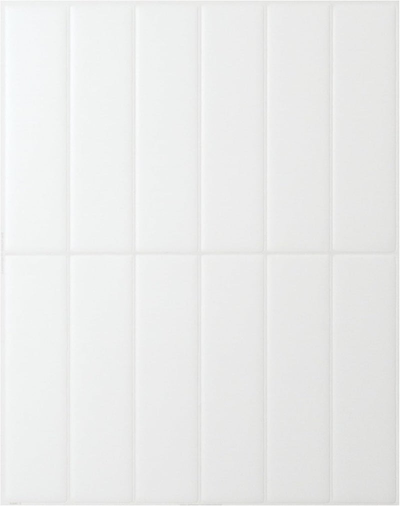 Smart Tiles بلاطات قابلة للتقشير واللصق لتزيين الحوائط الخلفية، 5 ألواح بمقاس 11.43 بوصة × 9 بوصة، مناسبة للمطابخ والحمامات. - Image 1