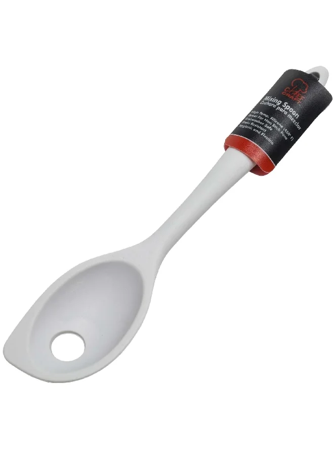 Chef Craft Premium Silicone Stain Resistant Mixing Spoon Grey 11inch 13831