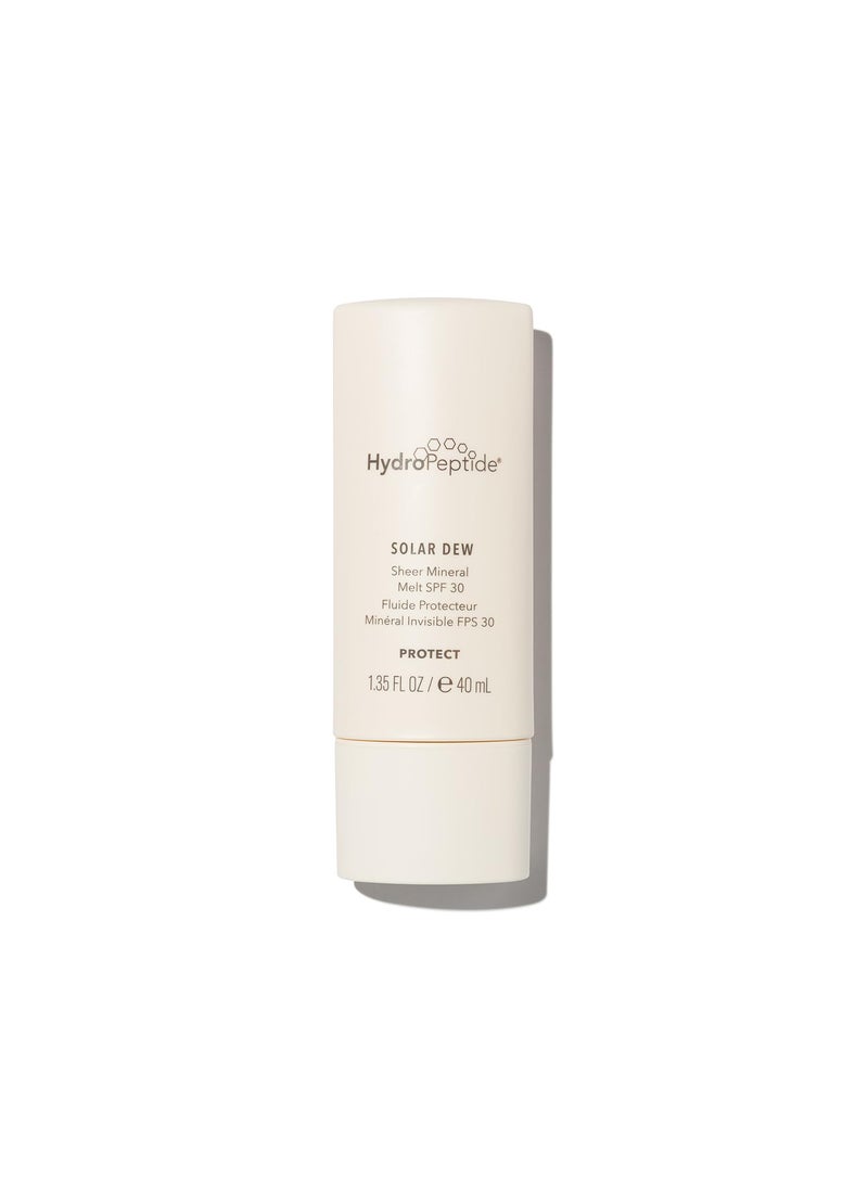 HydroPeptide - HydroPeptide Solar Dew Sheer Mineral Melt SPF30 Facial Moisturizer, Sunscreen & Primer, 1.35 Ounce - Image 1