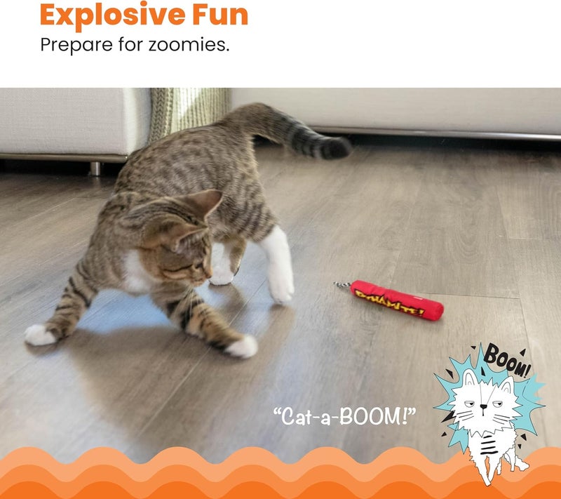 Catstages Green Magic Dynamite Stick Catnip Cat Toy - Image 2