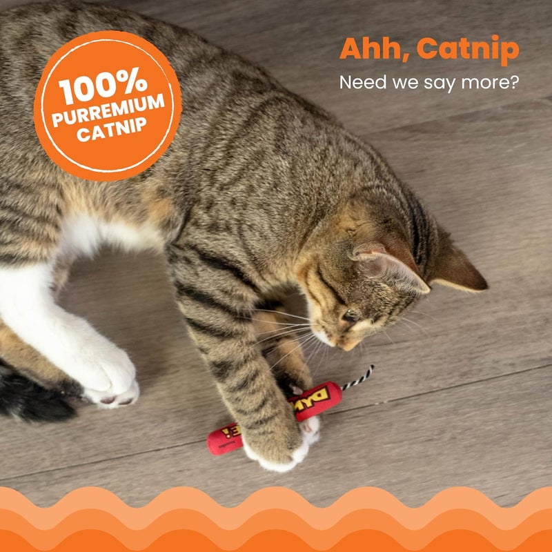 Catstages Green Magic Dynamite Stick Catnip Cat Toy - Image 3