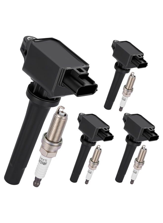 SYKRSS UF822 Ignition Coils & 93501 Spark Plugs Compatible with Toyota Yaris iA, Compatible with Scion iA, 1.5L l4 - Replaces 90118WB460, P51R18100-4PCS - Image 5