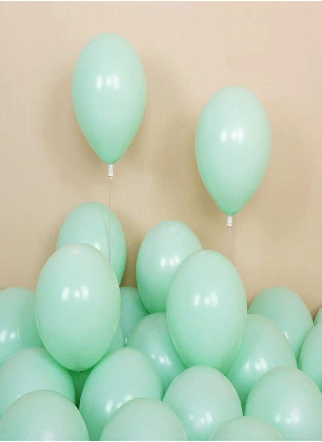 Highland HIGHLAND Pastel Green Balloons 12 inch – 50 pcs Latex Green Party Balloons - Baby Shower/ Anniversary/ Birthday Helium Balloons - Green Birthday Balloons – Kids Party Balloons 