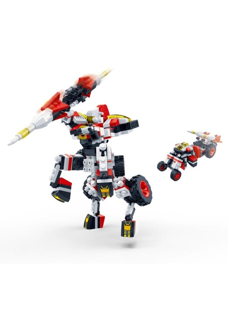 BanBao مجموعة ألعاب البناء روبوت بانباو 2 في 1 ميك II | مجموعة ألعاب تعليمية | مجموعة كتل البناء لتطوير عقل الطفل - Image 2