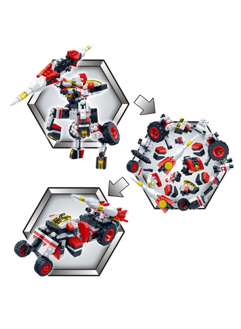 BanBao مجموعة ألعاب البناء روبوت بانباو 2 في 1 ميك II | مجموعة ألعاب تعليمية | مجموعة كتل البناء لتطوير عقل الطفل - Image 3