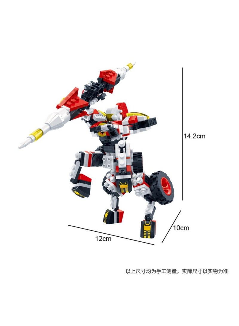 BanBao مجموعة ألعاب البناء روبوت بانباو 2 في 1 ميك II | مجموعة ألعاب تعليمية | مجموعة كتل البناء لتطوير عقل الطفل - Image 4