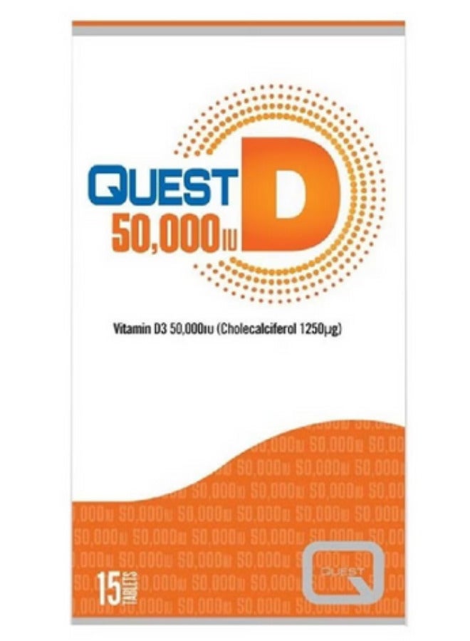 Quest D3 50000 IU Vitamin -15's Tab