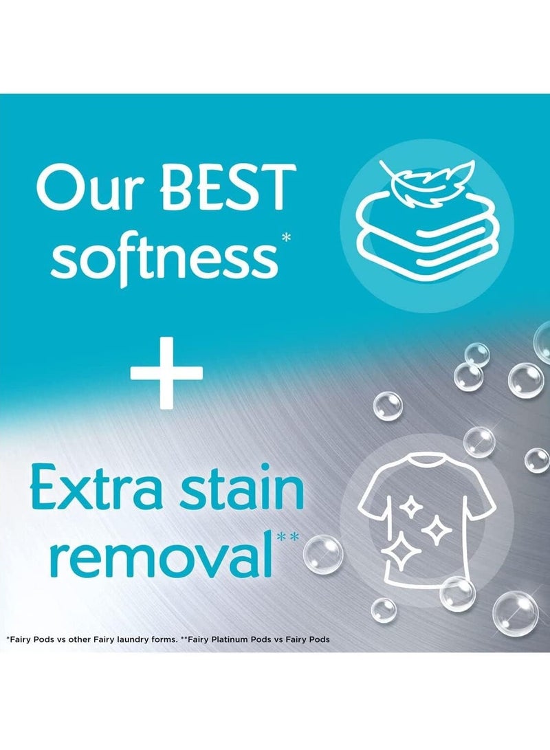 Fairy 100 Non-Bio Platinum Pods With Extra Stain Removal, Washing Tablets Capsules For Baby And Sensitive Skin - Laundry Detergent With Child Lock System - Image 5