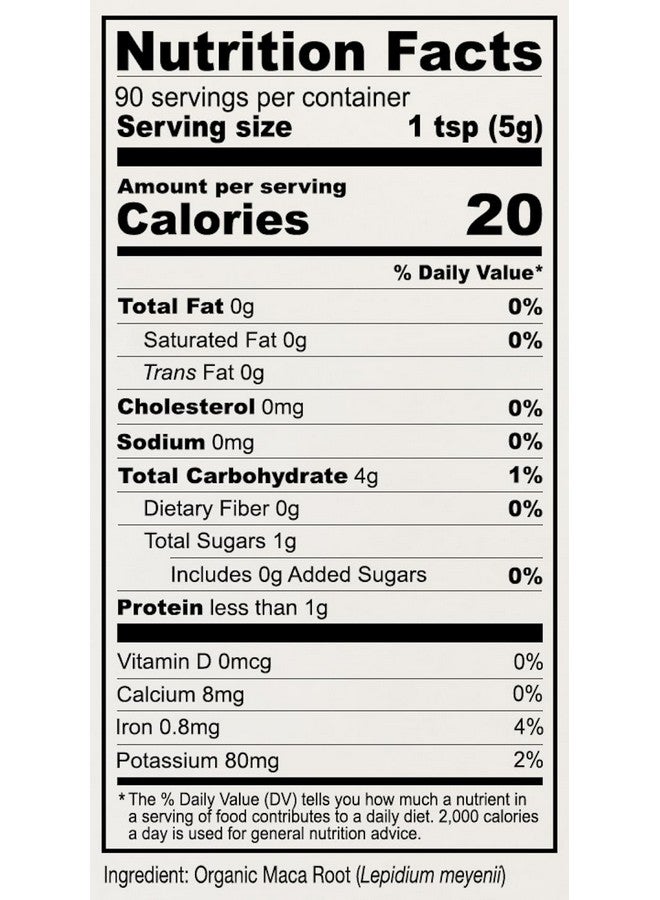 Anthony's Organic Maca Root Powder, 1 lb, Gelatinized for Enhanced Bioavailability, Gluten Free & Non GMO (Pack of 1) - Image 3