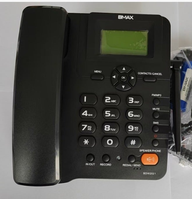 هاتف مكتبي لاسلكي مع بطاقة SIM وشبكات GSM/GPRS/EDGE 2G للتصدير