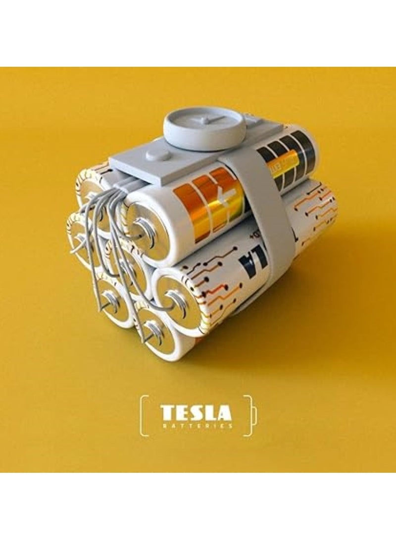 Tesla AA Alkaline Batteries Gold+ 4 Pcs Pack - Image 3
