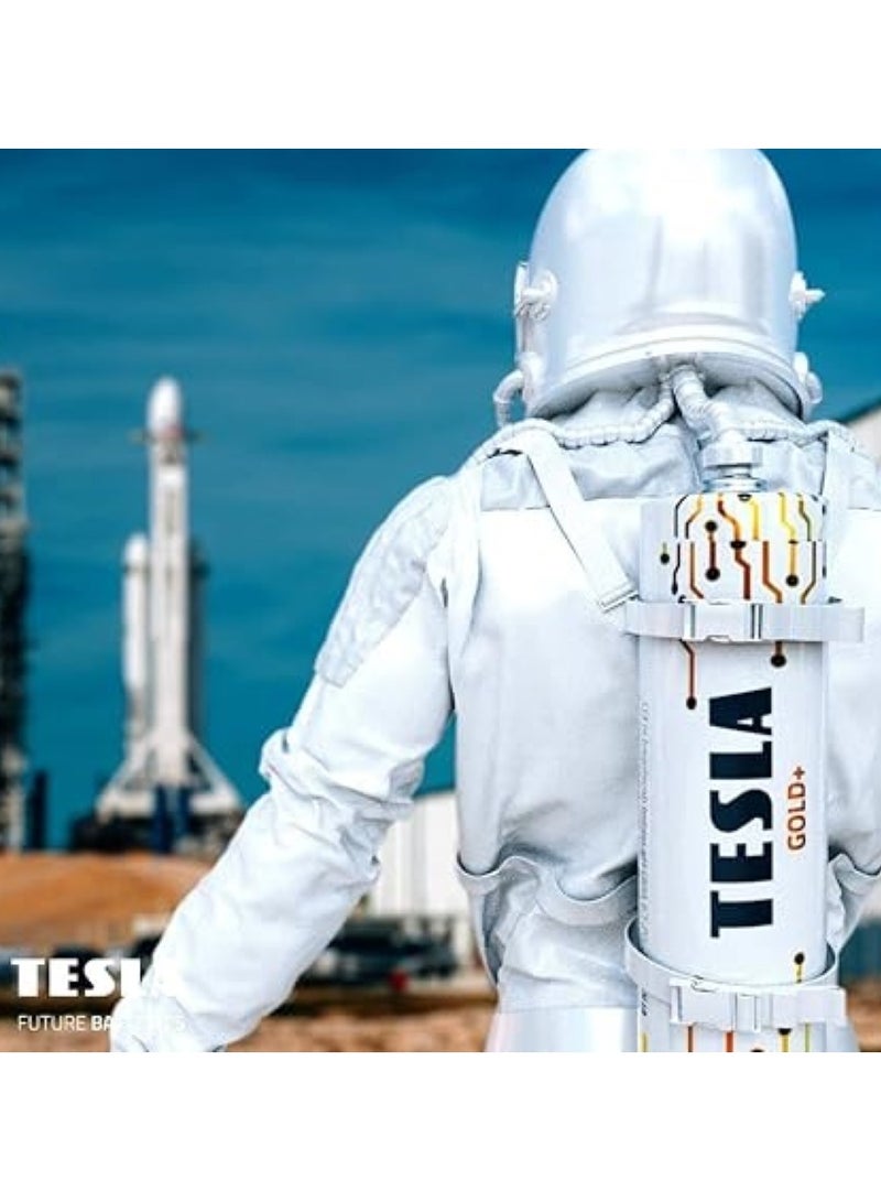 Tesla AA Alkaline Batteries Gold+ 4 Pcs Pack - Image 4