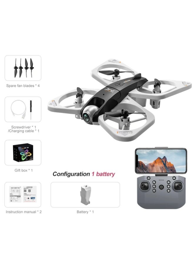 Drone S3 quadcopter drone features dual cameras, FPV technology, brushless motors, and a flight time of up to 18 minutes, plus batteries. - Image 1