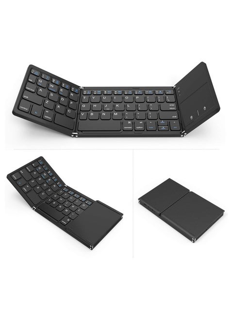 Wireless Bluetooth Foldable Bluetooth Keyboard With Touchpad