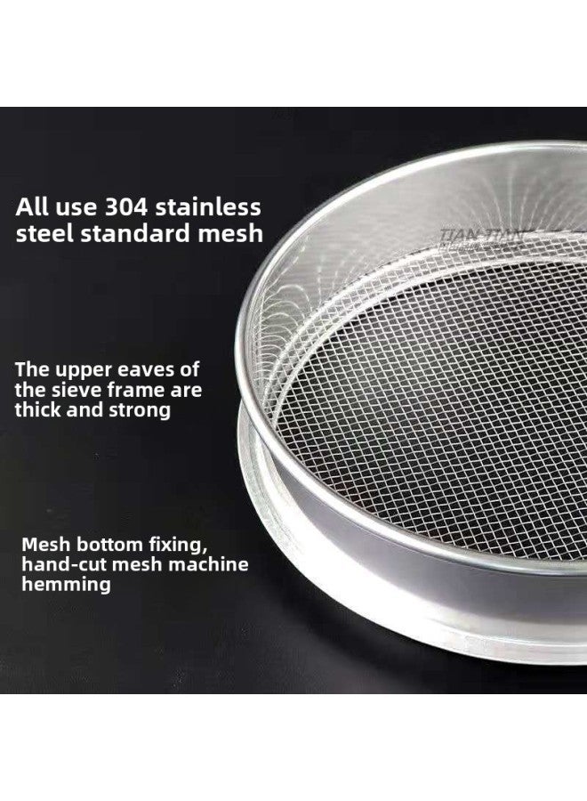 Flour Sieve 304 Stainless Steel Screen Sand Ultrafine Filter Mesh Washing Sesame Sieve Sieve Standard Sample Sieve Wholesale-Specifications:Friendly City Yao60cm304 Whole Body Stainless Steel Non-returnable-Color:Friendly City 40 Mesh Flour Sieve (special Price 20cm )  - Image 3