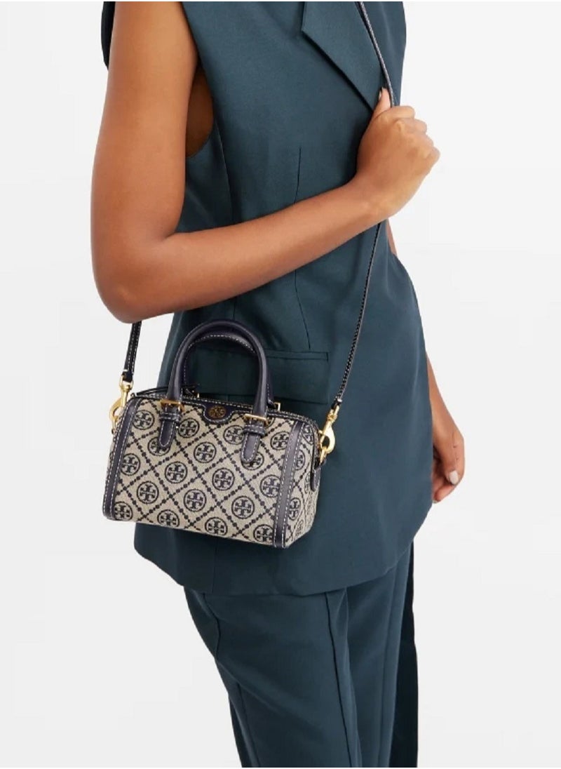 TB - TORY BURCH T Monogram Mini Barrel Bag - Image 1