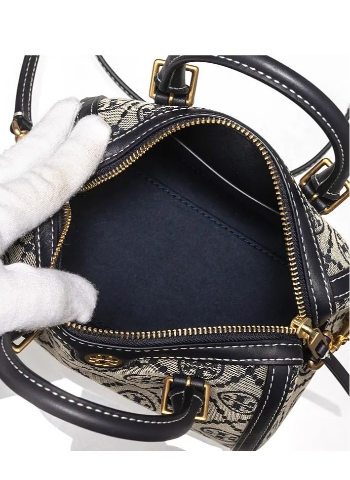 TB - TORY BURCH T Monogram Mini Barrel Bag - Image 1