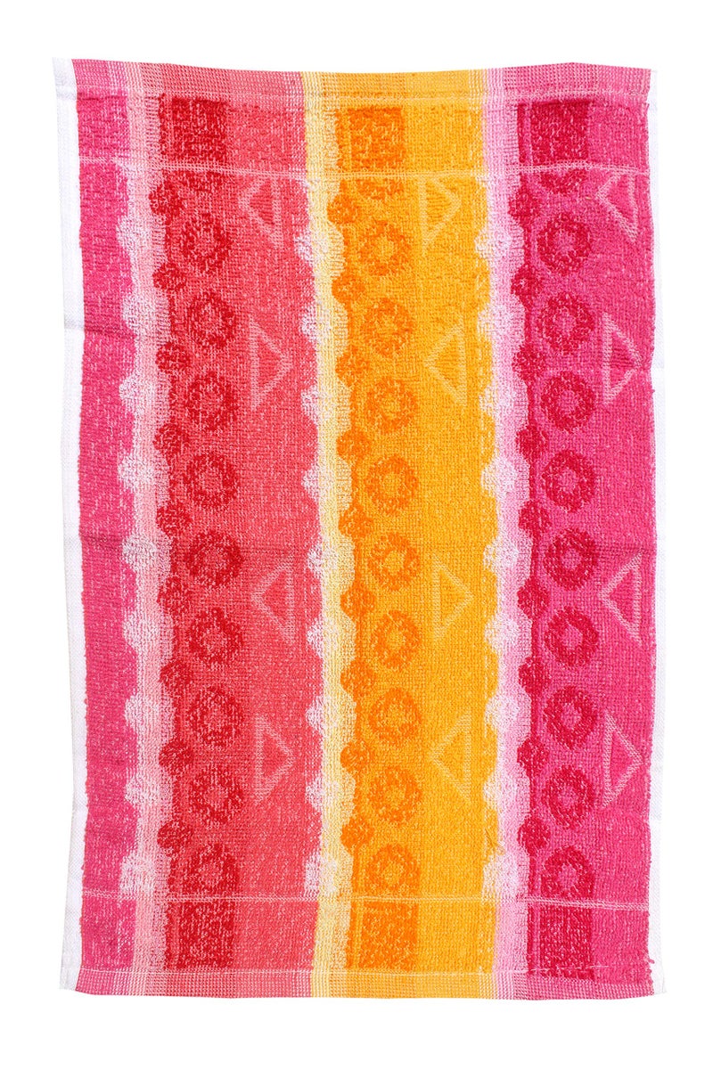 Mandhania SHT602 Cotton Daily Use Hand Towels (35 x 53 cm, Pack of 6, Multicolor) - Image 3