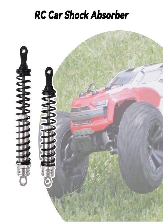 BQLZR RC Front Rear Shock Absorber Replacement for ARRMA KRATON 1:10 Silver Pack of 4 - Image 2