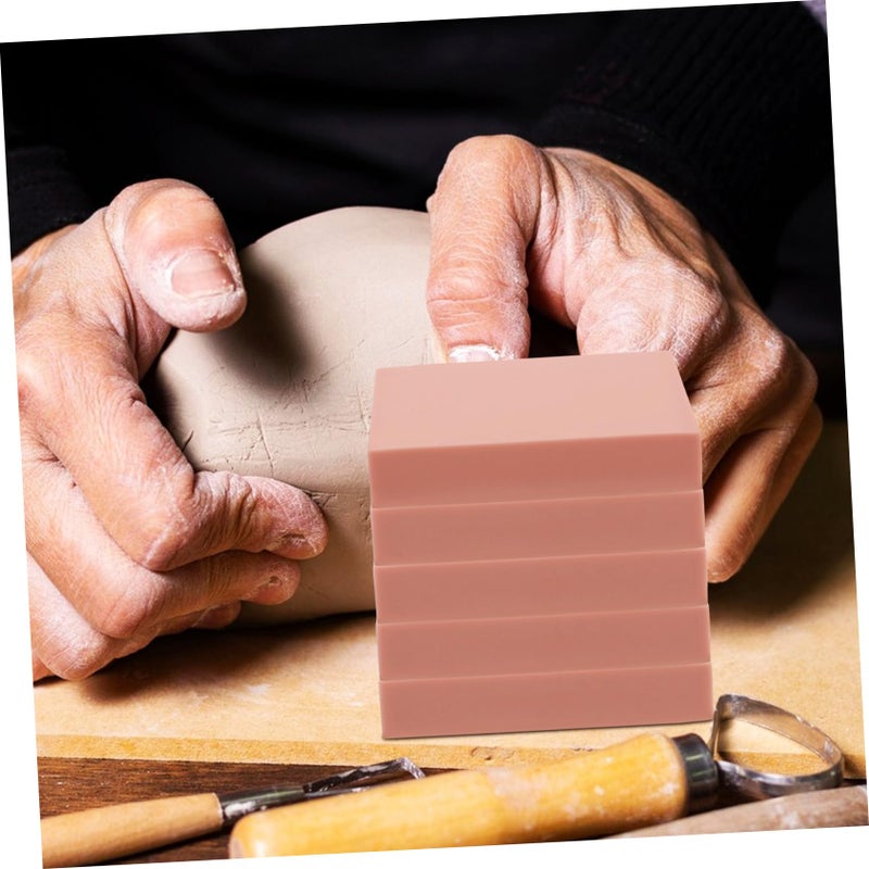 أختام لينوليوم من كتلة نحت وردية 30 قطعة متعددة الوظائف للطباعة والتذهيب والحرف اليدوية DIY - Image 5