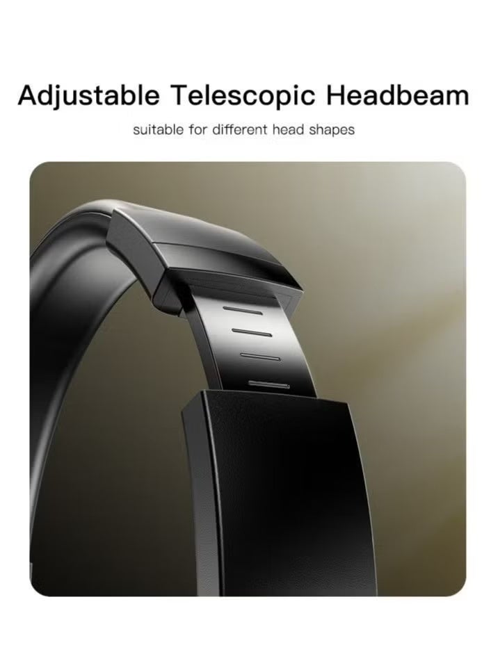 Yesido EP04 Wireless On-Ear Headphones, Bluetooth Headset with Pure Bass & HD Hi-Fi Stereo Sound, Built-In Mic, Cushioned Ear Cups, Adjustable Headband, Foldable Lightweight Design for Music, Calls, Gaming & Travel - Image 2