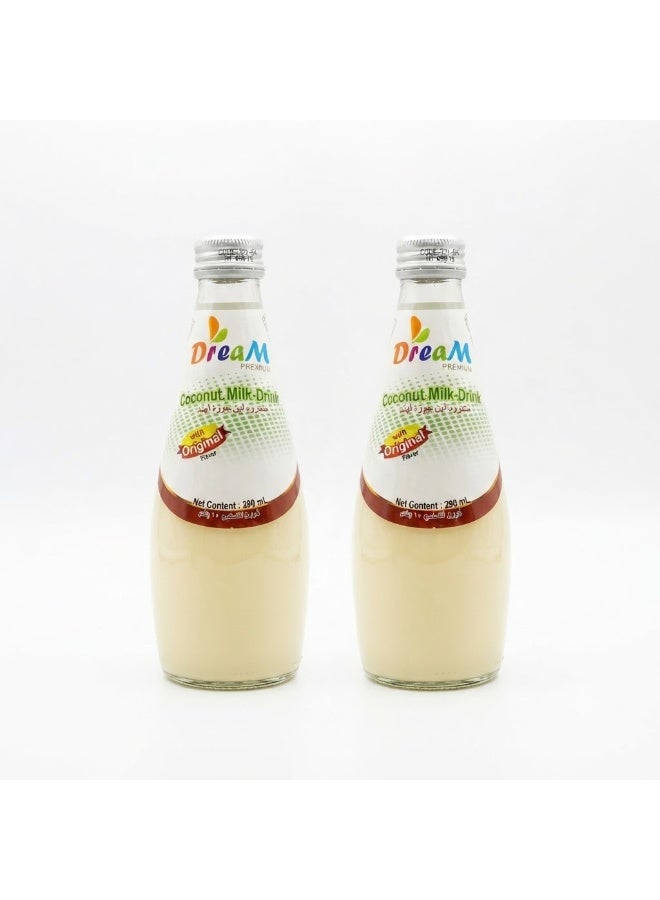 Dream Coconut Milk Drink Original - 290ml (Pack of 2) - Image 1