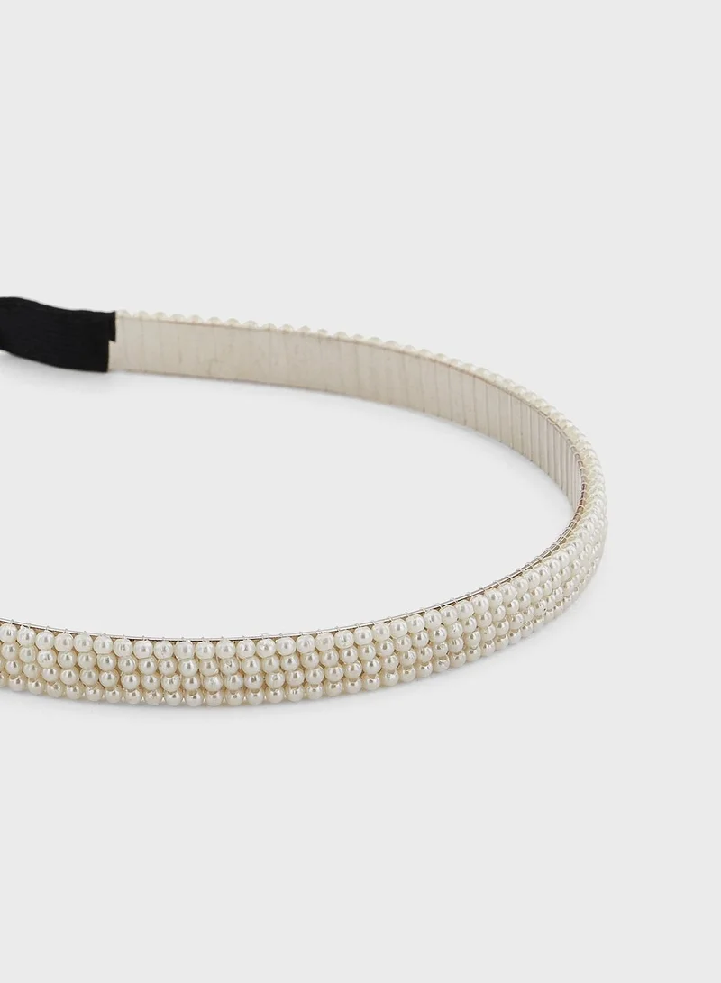 ELLA Pearl Skinny Headband