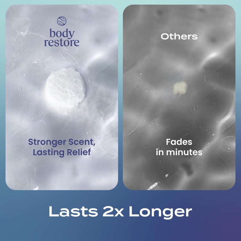 Body Restore Shower Steamers Aromatherapy 6 Pack - Christmas Stocking Stuffers for Men, Birthday Gifts for Women, White Elephant, Relaxation, Self Care - Clarity - Image 5